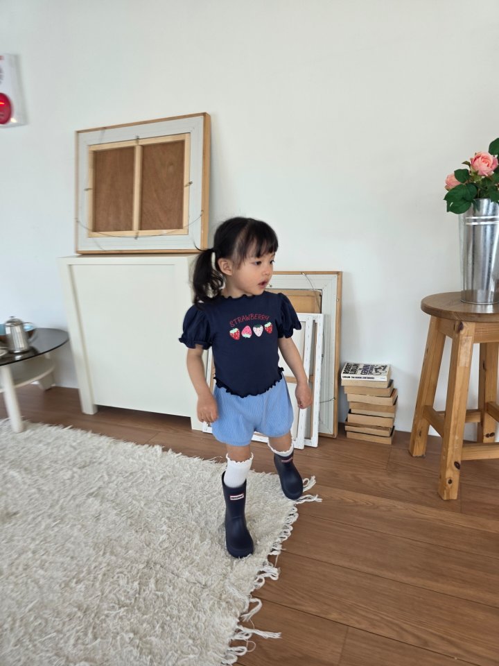 Color - Korean Children Fashion - #magicofchildhood - Strawberry Tee - 10