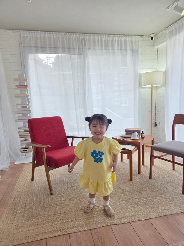 Color - Korean Children Fashion - #stylishchildhood - Flower One-piece - 7
