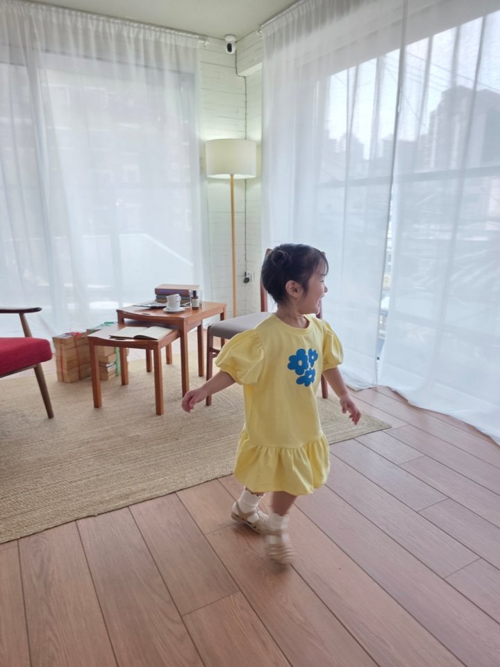 Color - Korean Children Fashion - #todddlerfashion - Flower One-piece - 5