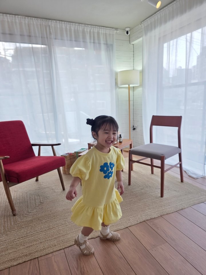 Color - Korean Children Fashion - #toddlerclothing - Flower One-piece - 6