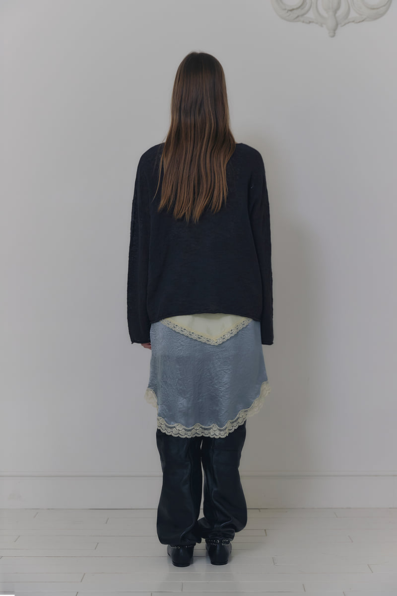 Connaught - Korean Women Fashion - #momslook - Rou Slip Skirt - 3