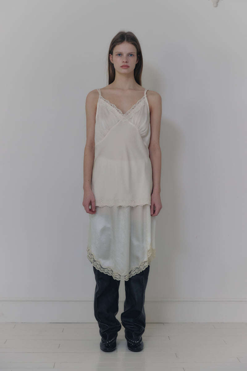 Connaught - Korean Women Fashion - #momslook - Rou Slip Skirt - 5