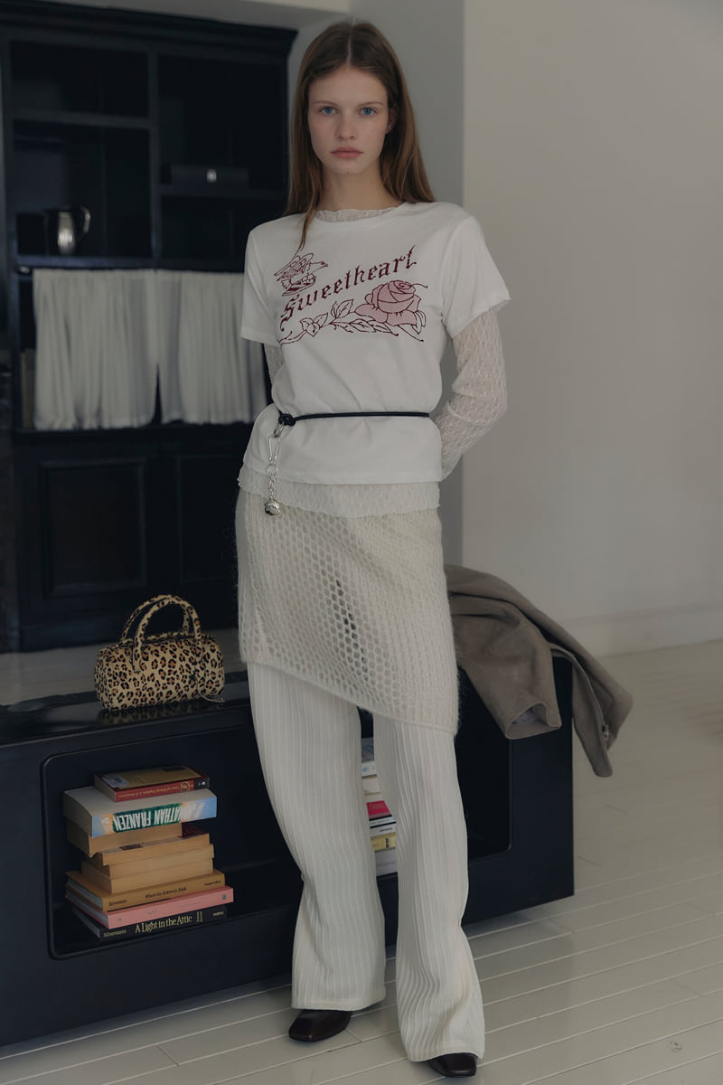 Connaught - Korean Women Fashion - #momslook - Rose Cotton Tee - 6