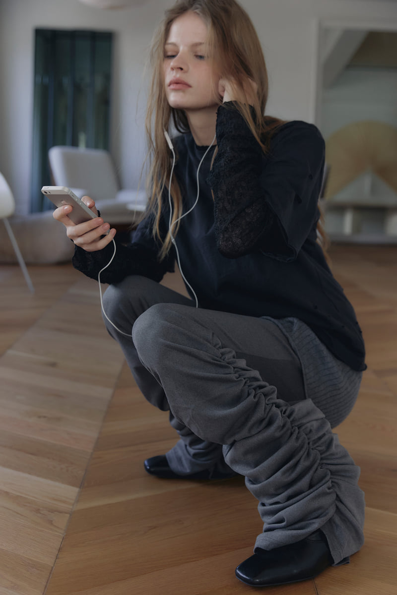 Connaught - Korean Women Fashion - #momslook - Annie Shirring Pants - 7