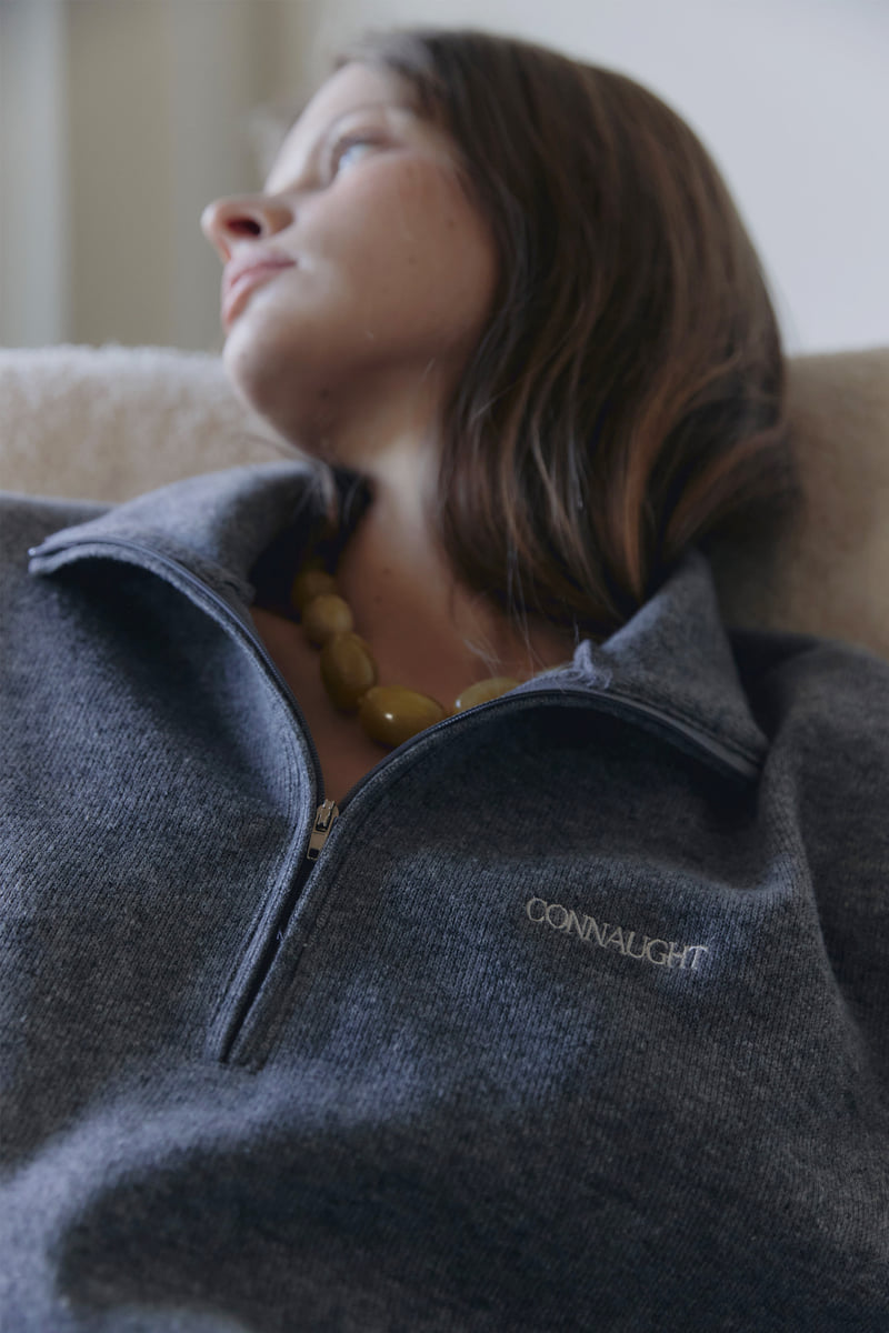 Connaught - Korean Women Fashion - #momslook - Maris Quarter Zip-up - 7
