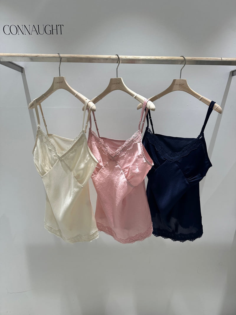 Connaught - Korean Women Fashion - #shopsmall - Brick Lace Camisole - 11