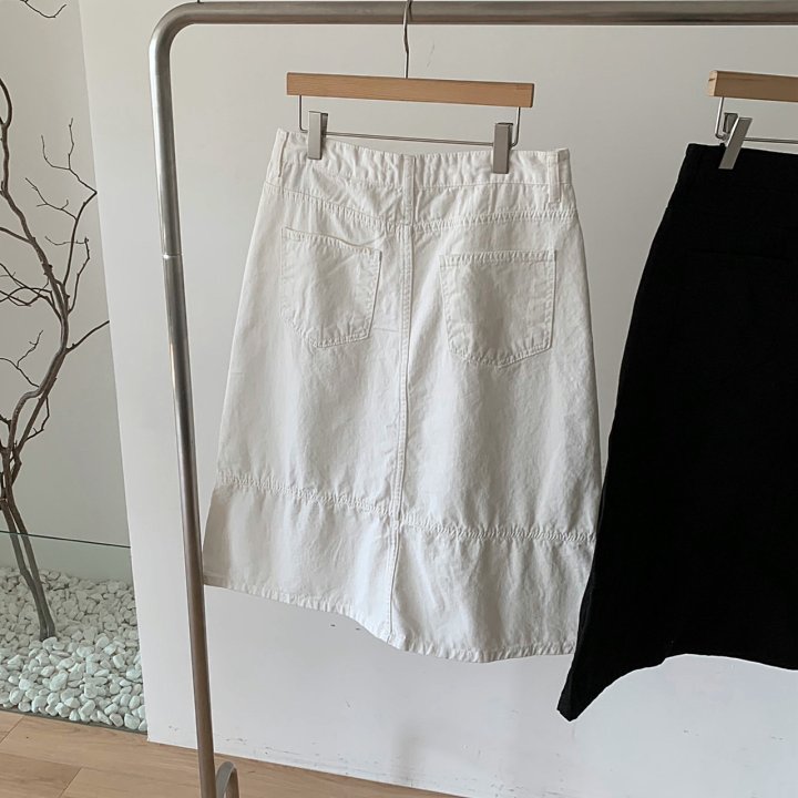 Cotton Washed Skirt by Cover for Women - view 11