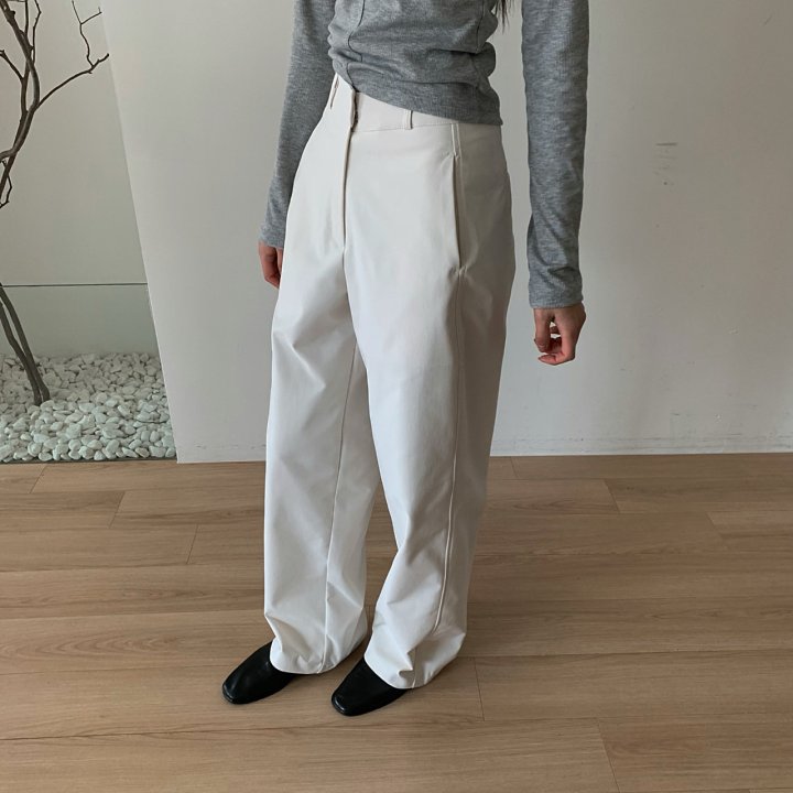 Cover - Korean Women Fashion - #momslook - Side Turn Slacks - 7