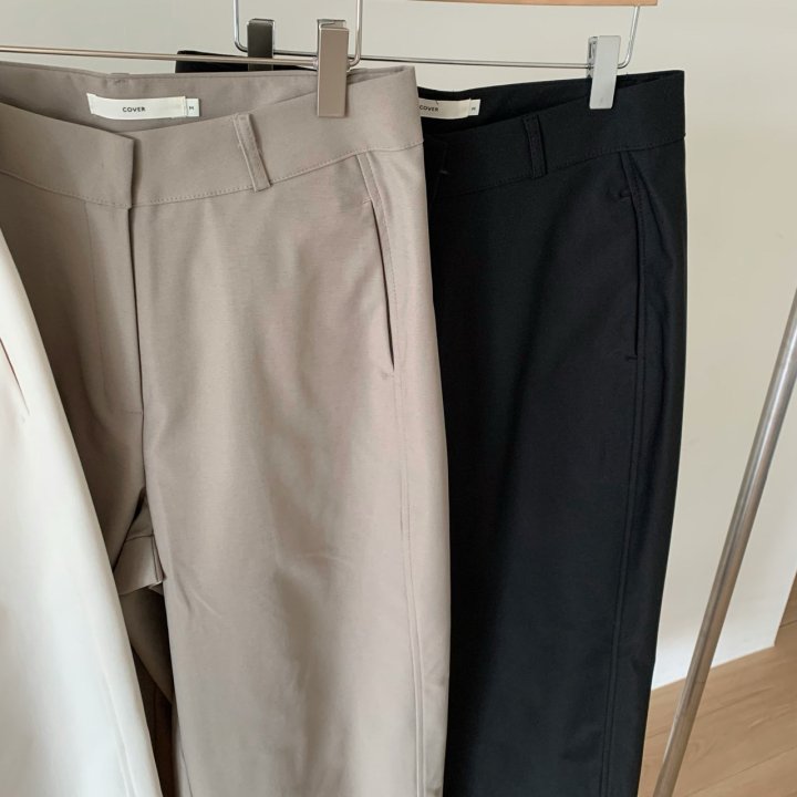 Cover - Korean Women Fashion - #momslook - Side Turn Slacks - 9