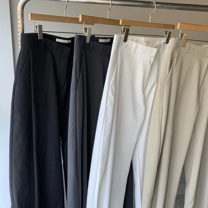 Cover - Korean Women Fashion - #momslook - Veil Curved Pants - 6