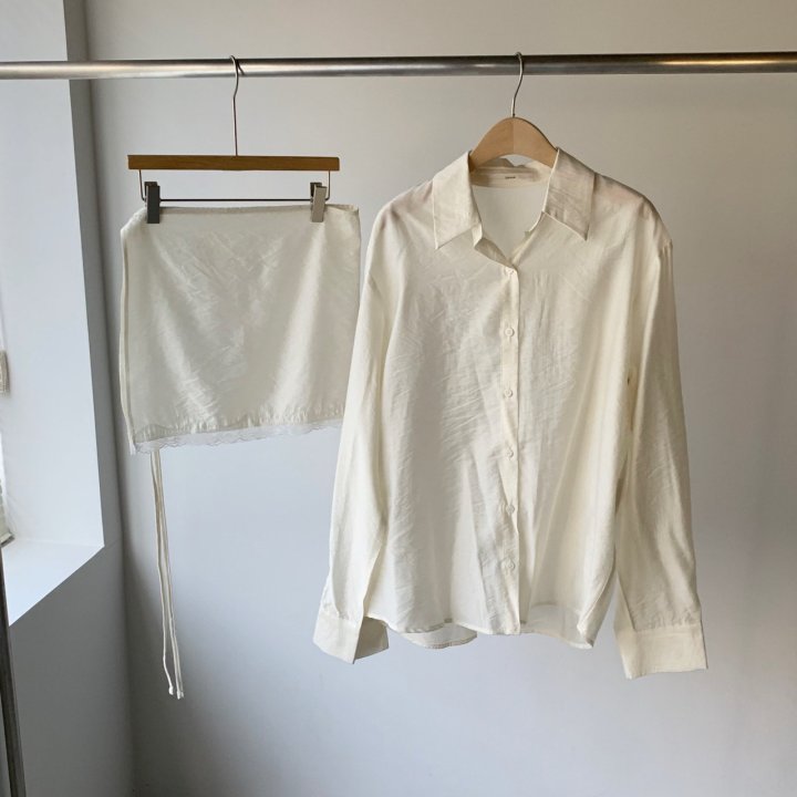 Cover - Korean Women Fashion - #momslook - Les Wrap Shirt - 9