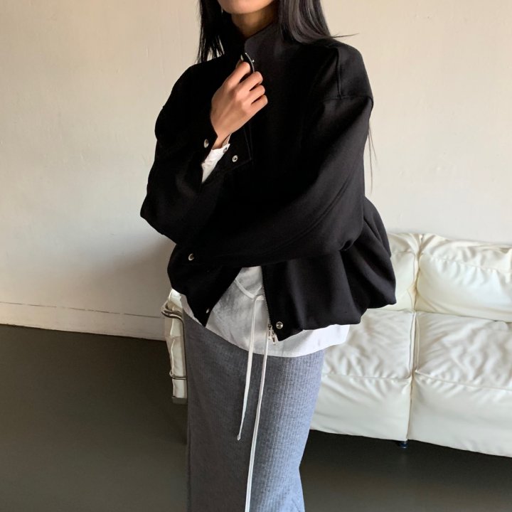 Cover - Korean Women Fashion - #momslook - Balloon Two-Way Jumper - 7
