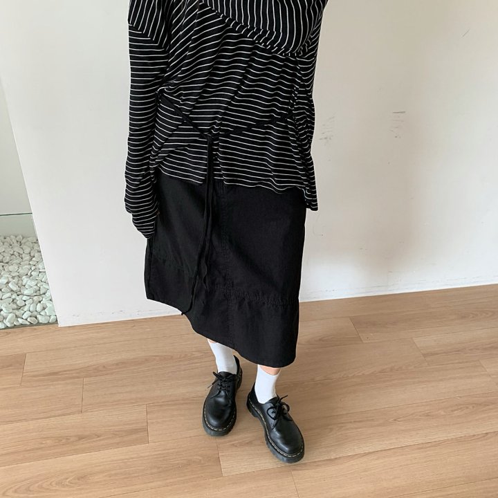Cotton Washed Skirt by Cover for Women - view 7