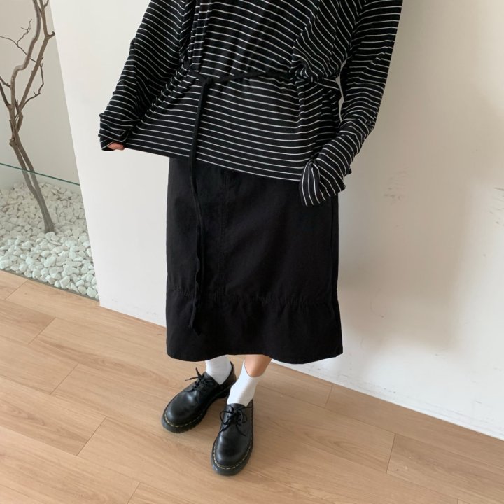 Cotton Washed Skirt by Cover for Women - view 8