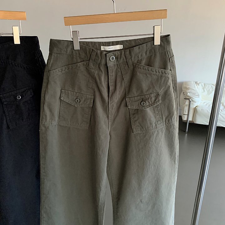 Cover - Korean Women Fashion - #shopsmall - Peach Double Pocket Pants - 8