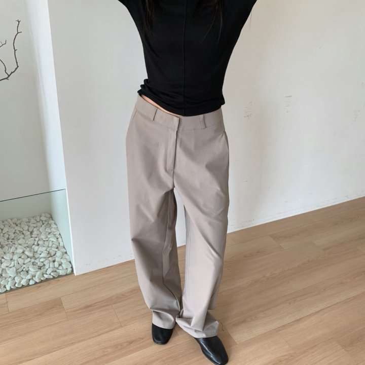 Cover - Korean Women Fashion - #thatsdarling - Side Turn Slacks - 3
