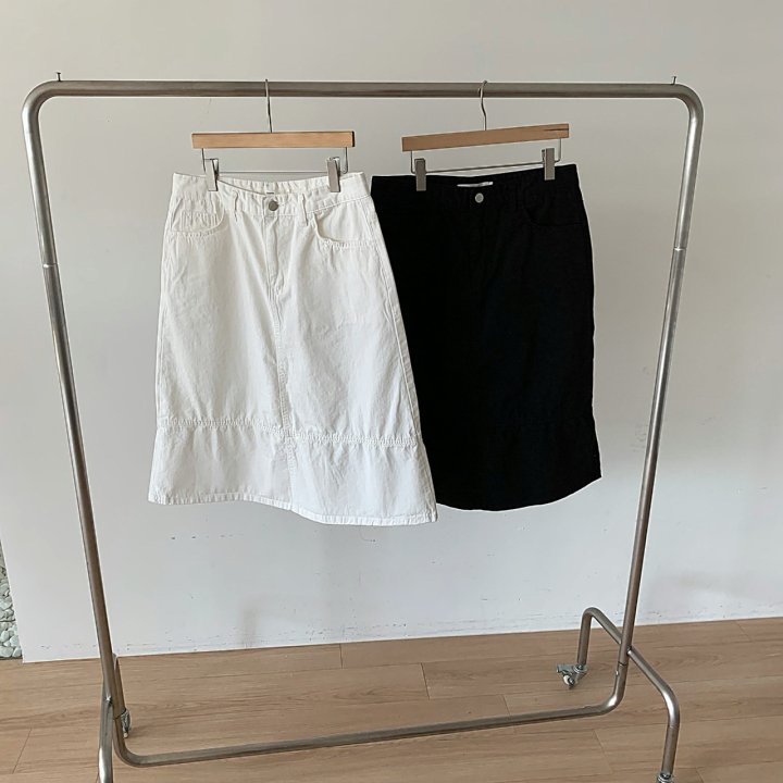 Cotton Washed Skirt by Cover for Women - view 10