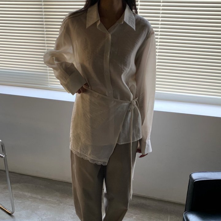 Cover - Korean Women Fashion - #thelittlethings - Les Wrap Shirt - 2