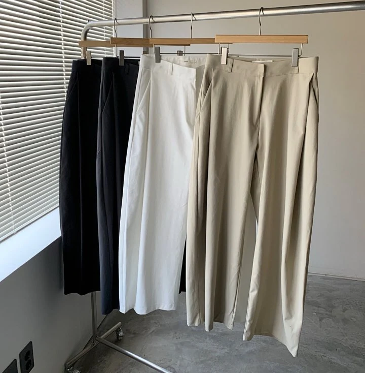 Cover - Korean Women Fashion - #womensfashion - Veil Curved Pants - 5