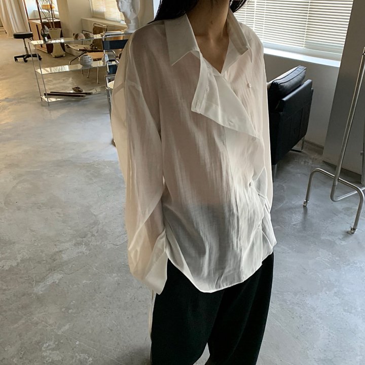 Cover - Korean Women Fashion - #womensfashion - Double Button Shirt