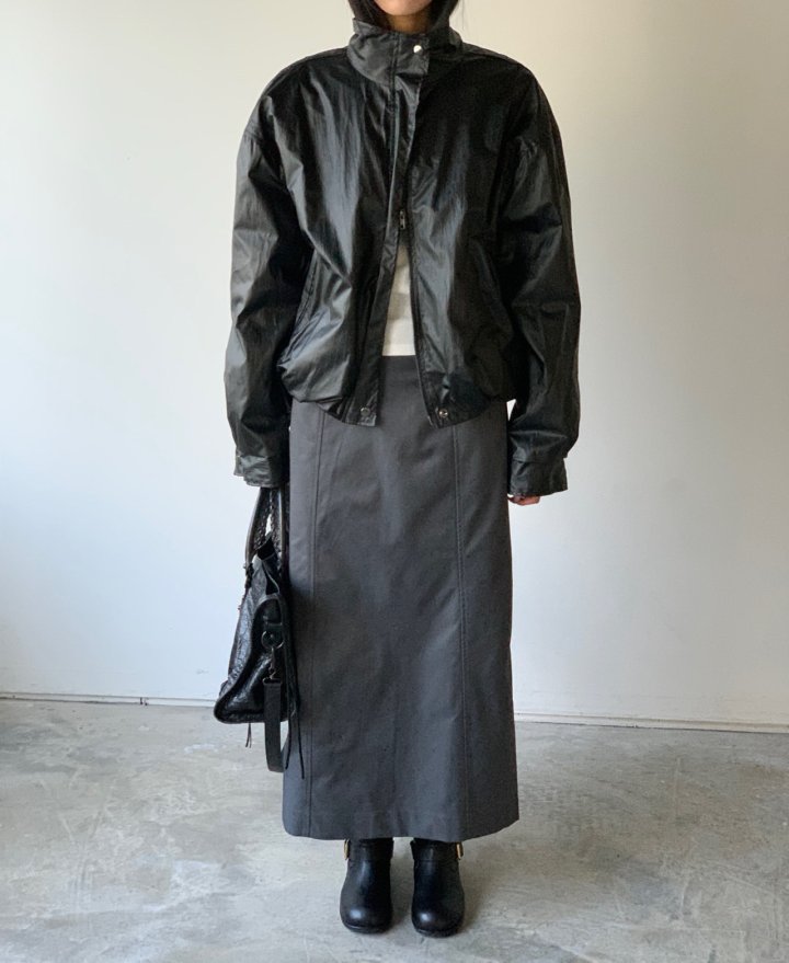 Cover - Korean Women Fashion - #womensfashion - Coated Balloon Jumper