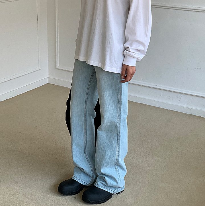 Cover - Korean Women Fashion - #womensfashion - Vintage Loose Denim Pants - 6