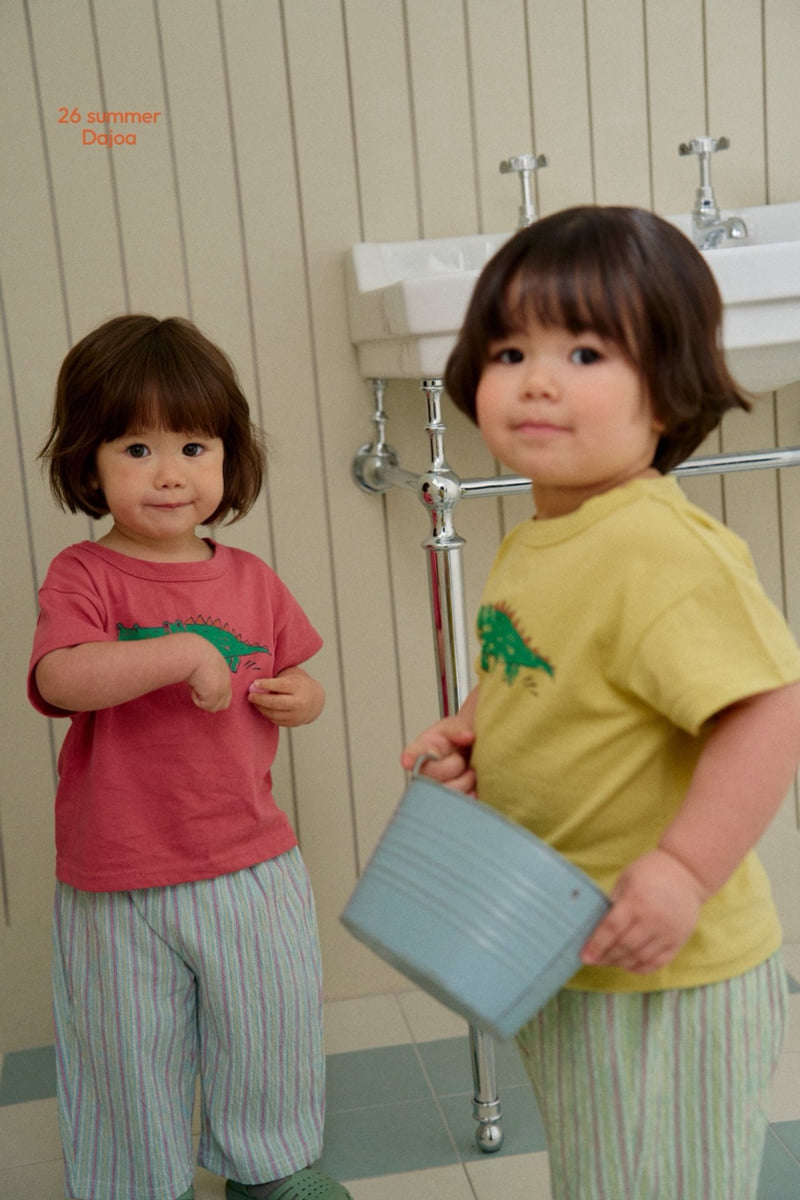 Dajoa - Korean Children Fashion - #Kfashion4kids - Crocodile Top Bottom Set - 3