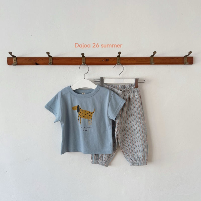 Dajoa - Korean Children Fashion - #childofig - Puppy Top Bottom Set - 11