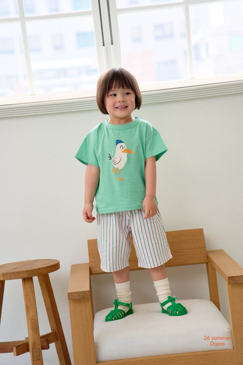 Dajoa - Korean Children Fashion - #stylishchildhood - Bird Top Bottom Set - 4