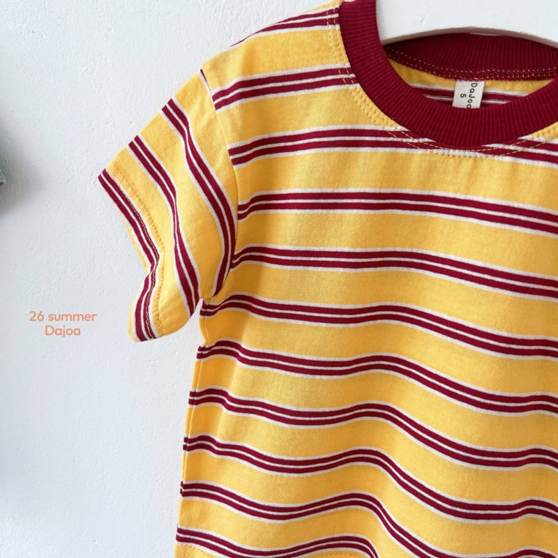 Dajoa - Korean Children Fashion - #childrensboutique - Striped Tee - 2