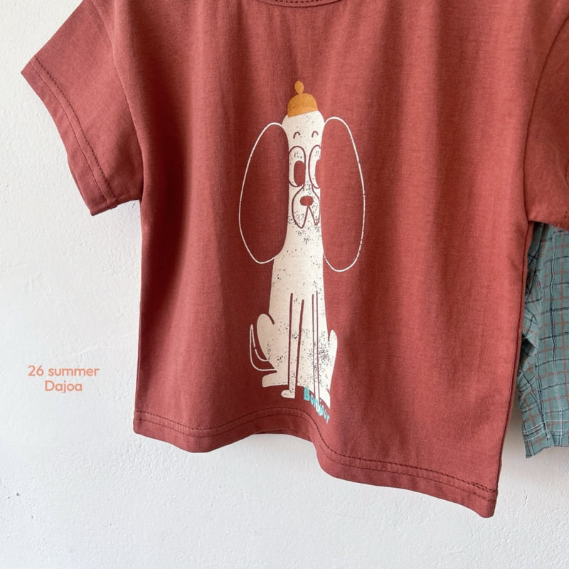 Dajoa - Korean Children Fashion - #designkidswear - Dog Top Bottom Set - 7