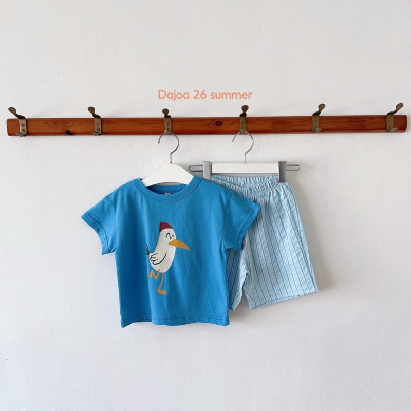 Dajoa - Korean Children Fashion - #discoveringself - Bird Top Bottom Set - 7