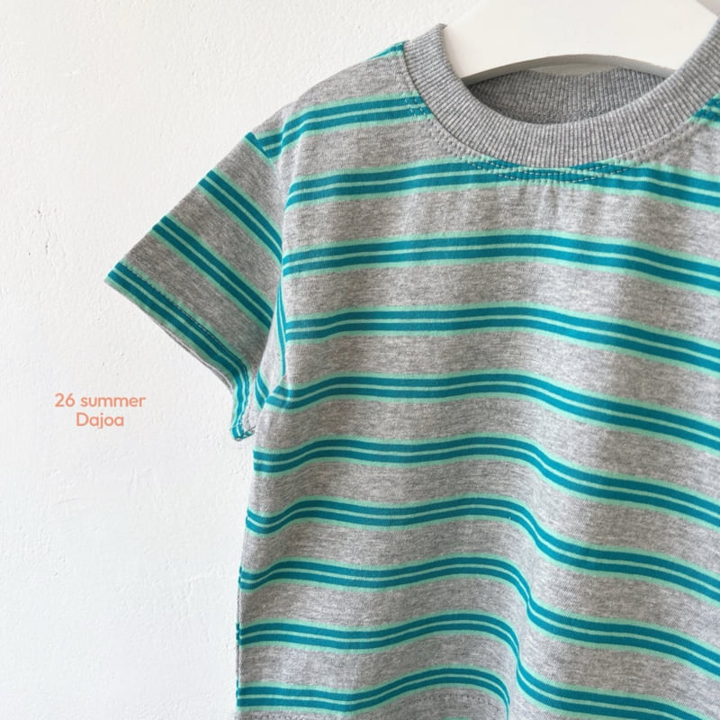 Dajoa - Korean Children Fashion - #designkidswear - Striped Tee - 4