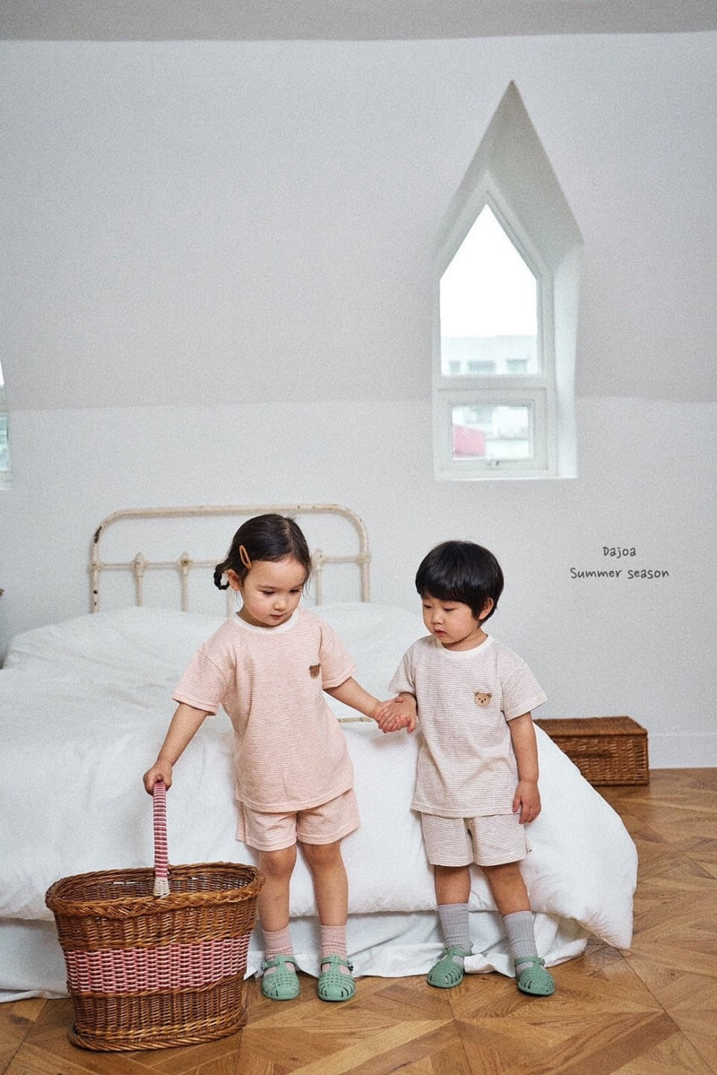 Dajoa - Korean Children Fashion - #fashionkids - Bear Top Bottom Set