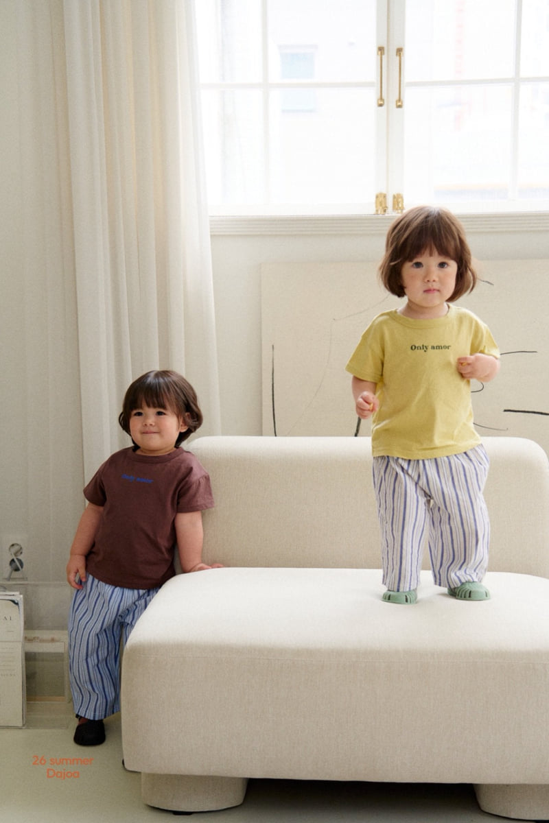 Dajoa - Korean Children Fashion - #fashionkids - Only Top Bottom Set - 2