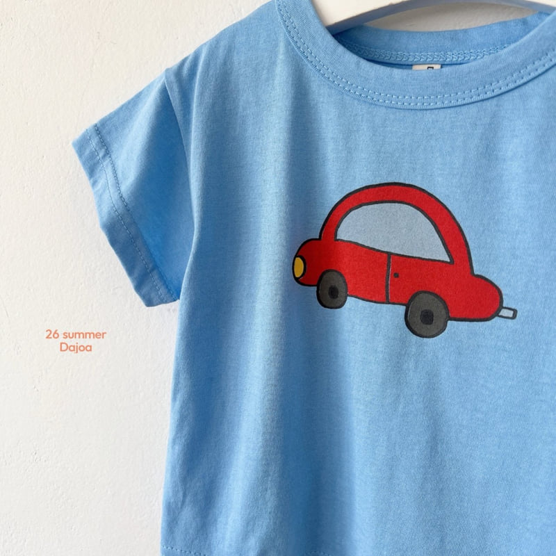 Dajoa - Korean Children Fashion - #kidsshorts - Car Top Bottom Set - 11