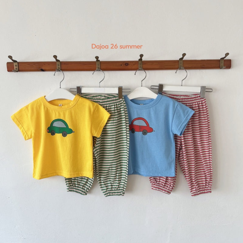 Dajoa - Korean Children Fashion - #kidsstore - Car Top Bottom Set - 12