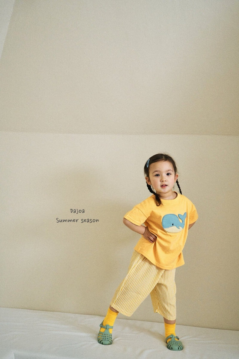 Dajoa - Korean Children Fashion - #kidzfashiontrend - Whale Top Bottom Set - 3