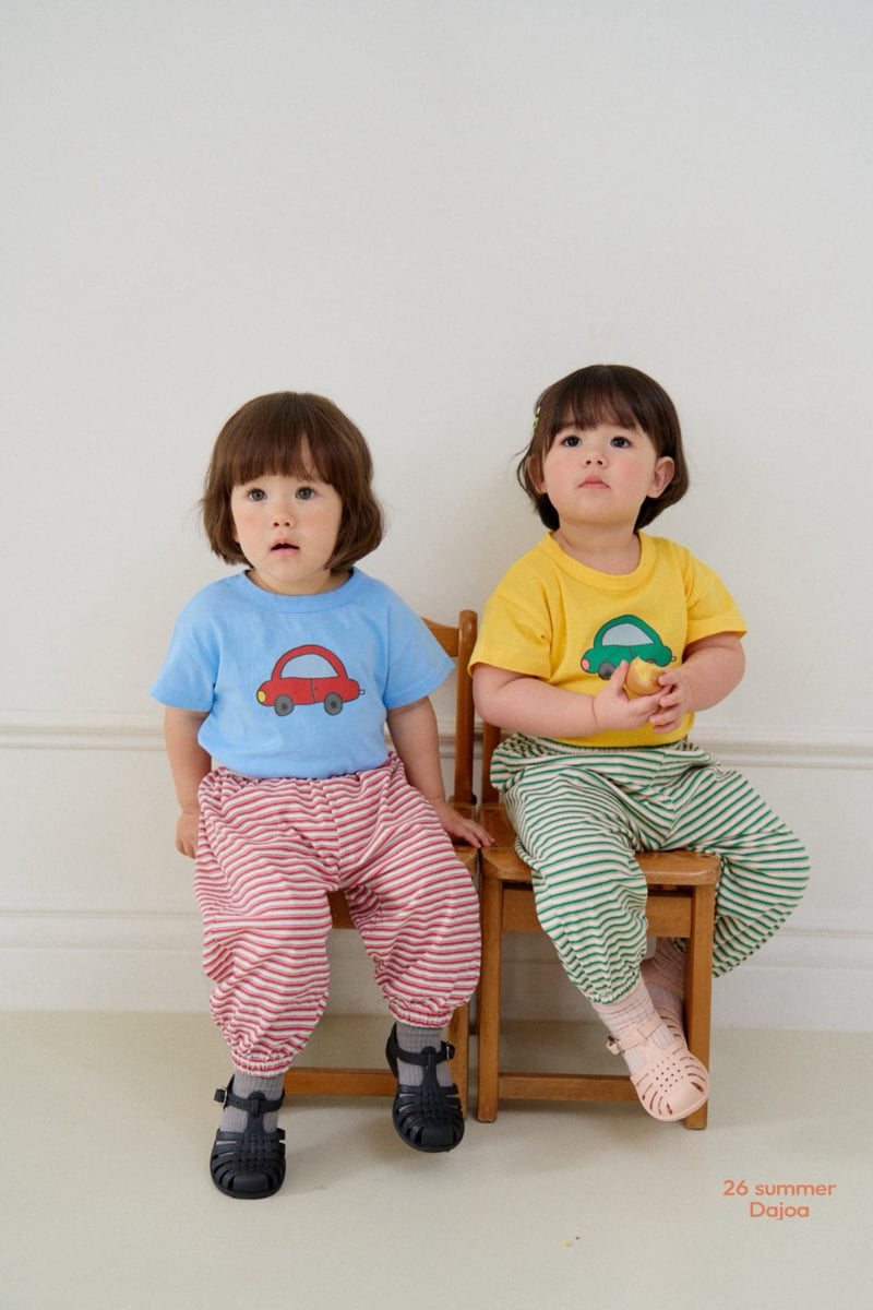 Dajoa - Korean Children Fashion - #littlefashionista - Car Top Bottom Set