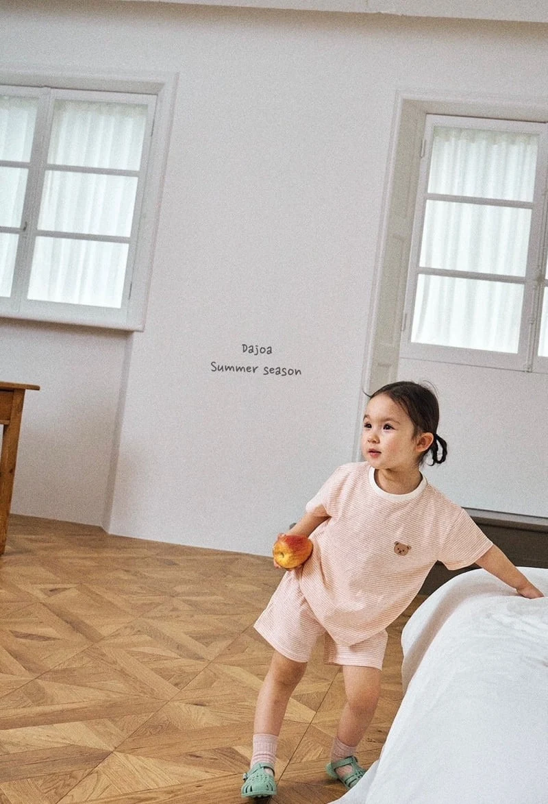 Dajoa - Korean Children Fashion - #magicofchildhood - Bear Top Bottom Set - 7