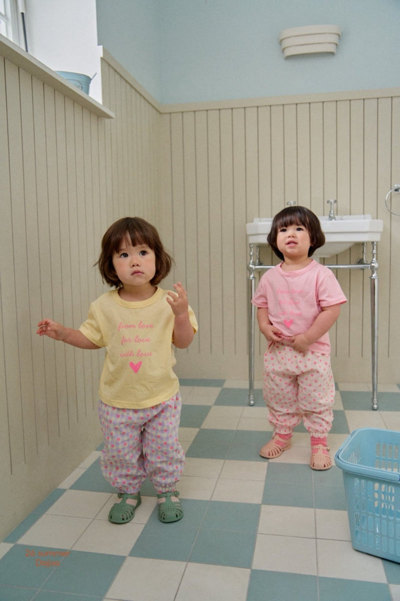 Dajoa - Korean Children Fashion - #magicofchildhood - Love Top Bottom Set