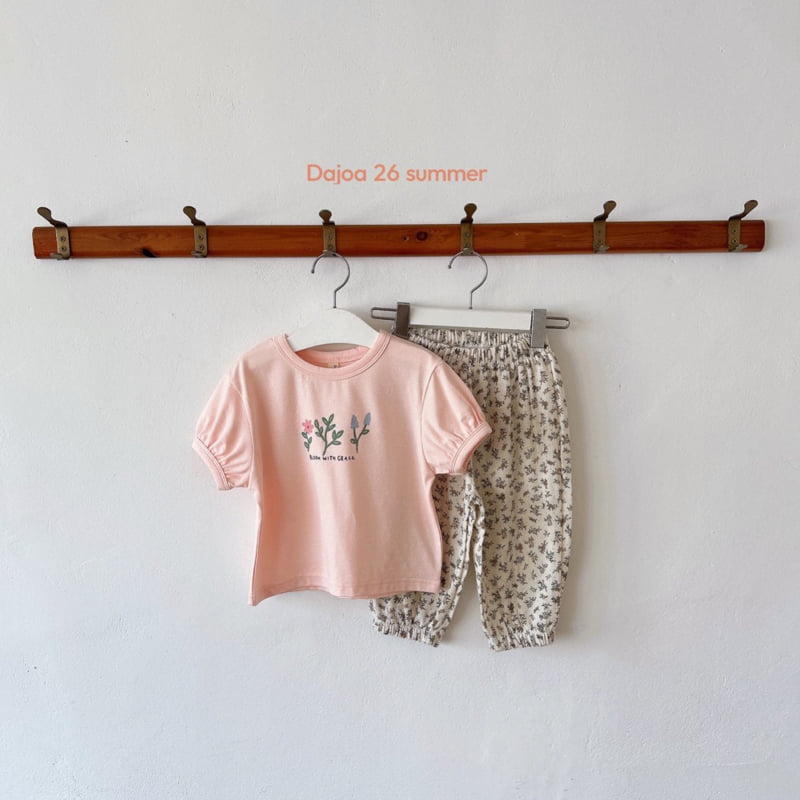 Dajoa - Korean Children Fashion - #magicofchildhood - Blossom Top Bottom Set - 10