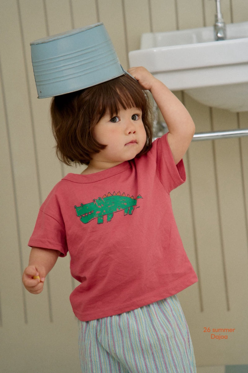 Dajoa - Korean Children Fashion - #magicofchildhood - Crocodile Top Bottom Set - 5