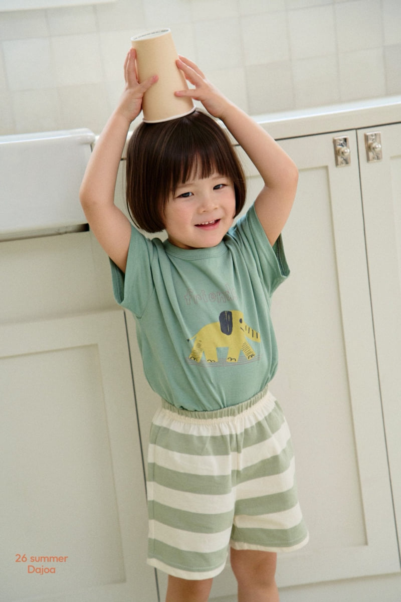 Dajoa - Korean Children Fashion - #magicofchildhood - Elephant Top Bottom Set - 3