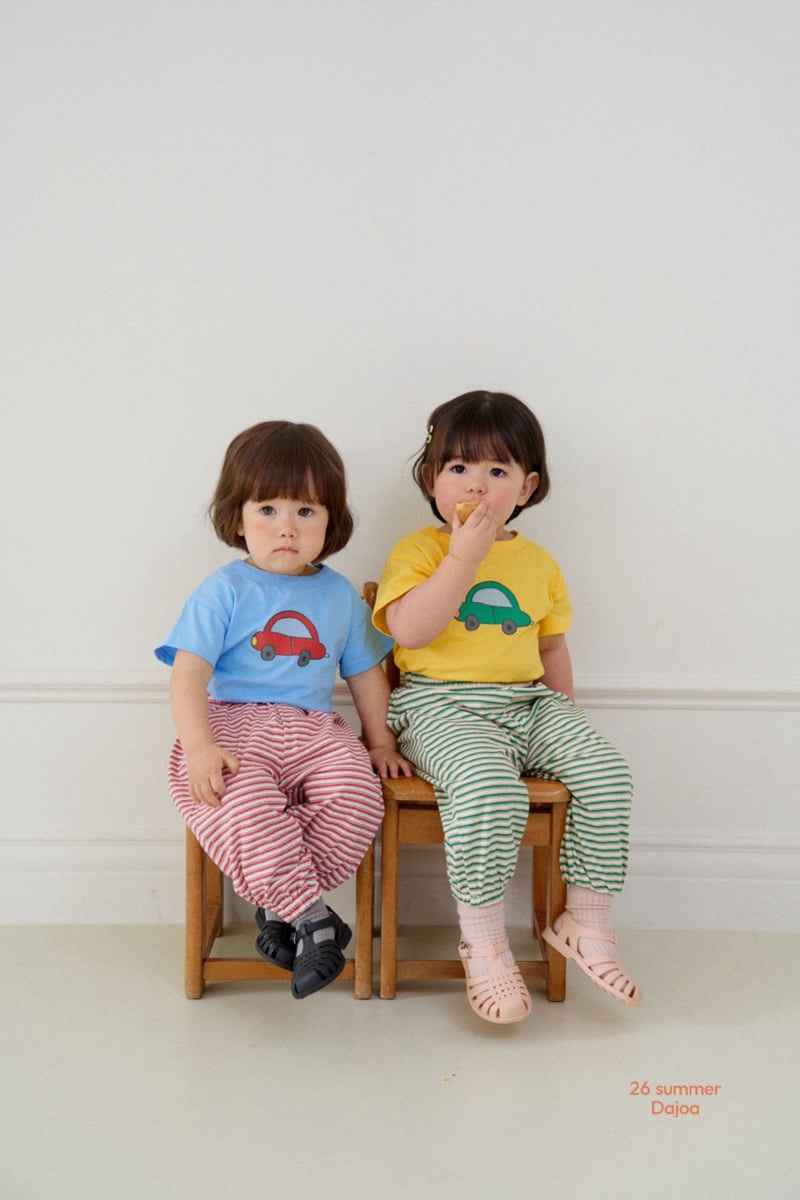 Dajoa - Korean Children Fashion - #magicofchildhood - Car Top Bottom Set - 2