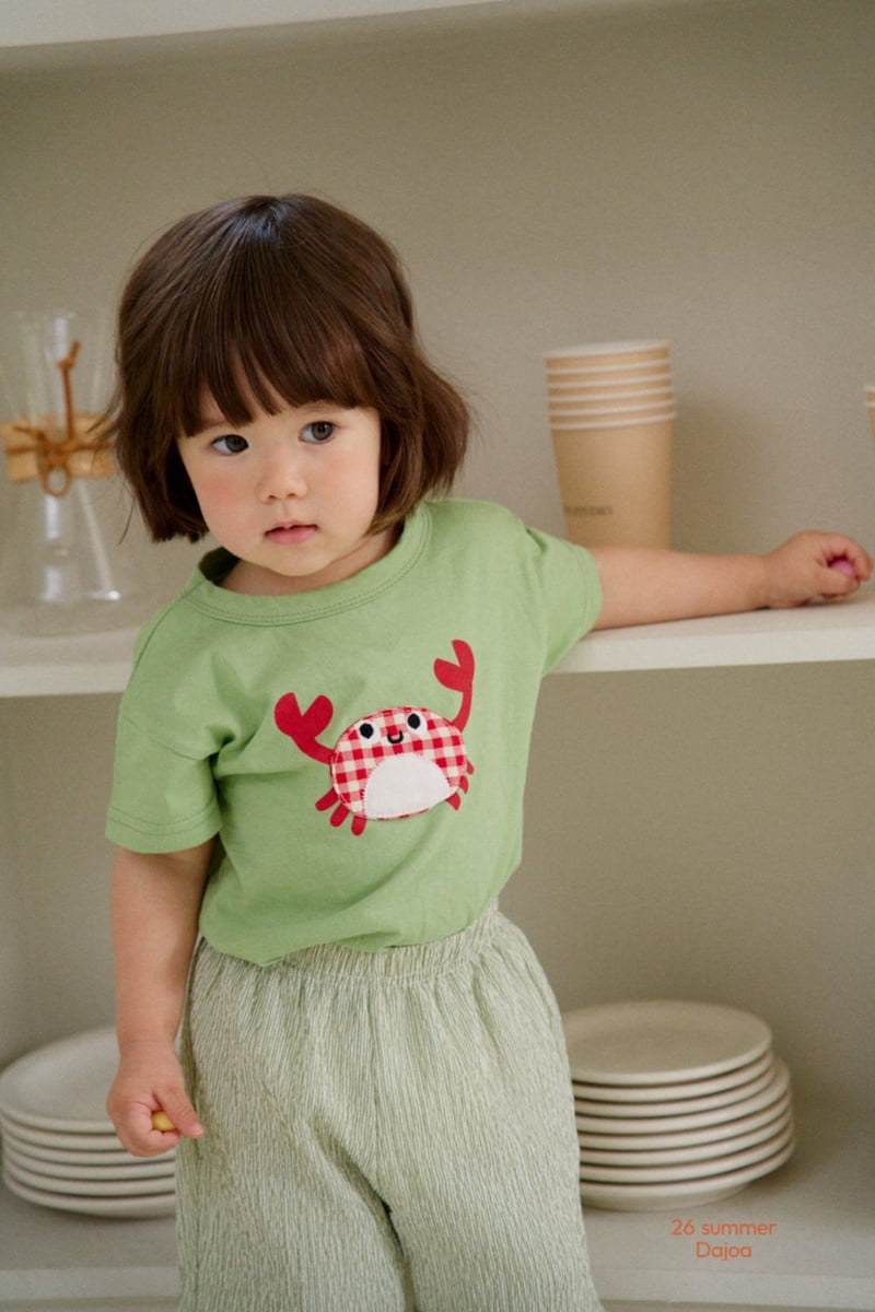 Dajoa - Korean Children Fashion - #minifashionista - Crab Top Bottom Set - 5