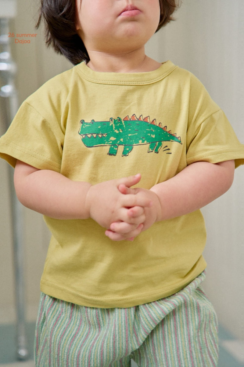 Dajoa - Korean Children Fashion - #minifashionista - Crocodile Top Bottom Set - 6