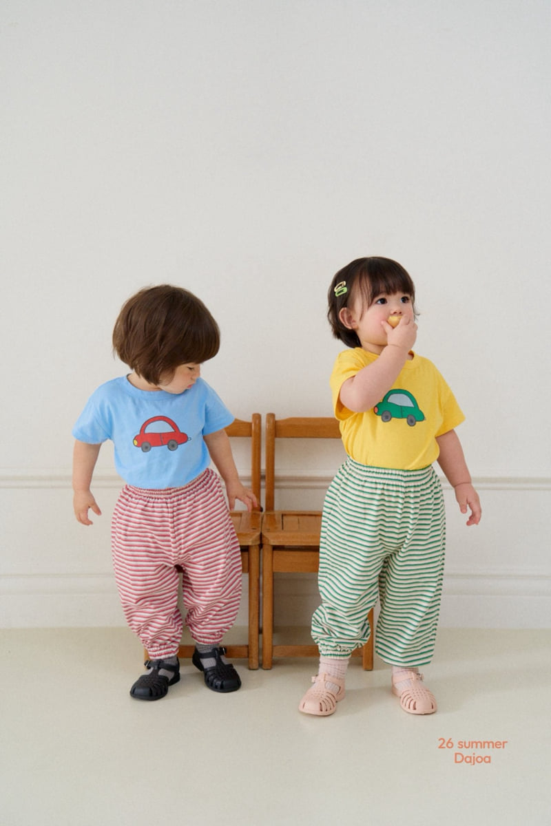 Dajoa - Korean Children Fashion - #minifashionista - Car Top Bottom Set - 3