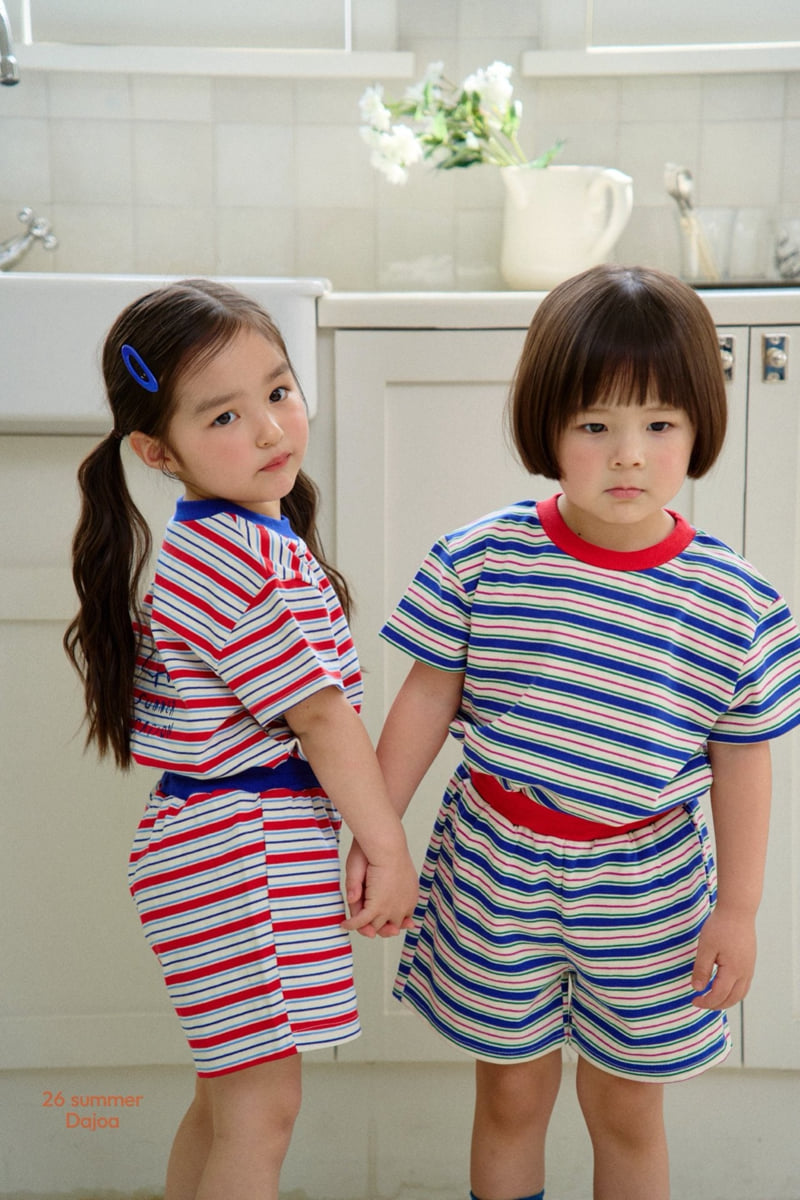 Dajoa - Korean Children Fashion - #minifashionista - Surfing Top Bottom Set - 2