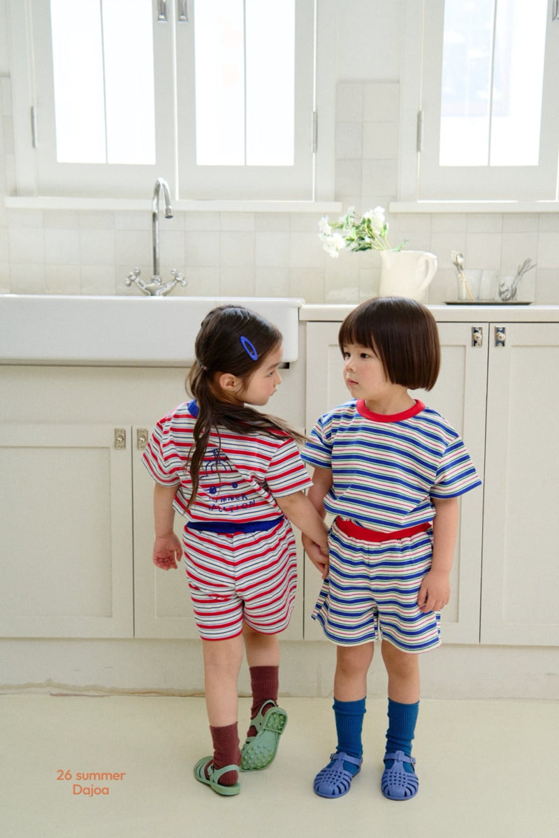 Dajoa - Korean Children Fashion - #prettylittlegirls - Surfing Top Bottom Set - 3